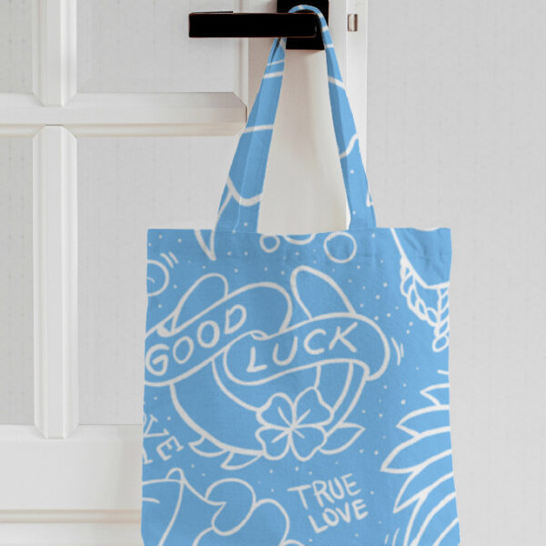 Unisex AOP Totebag Zipper